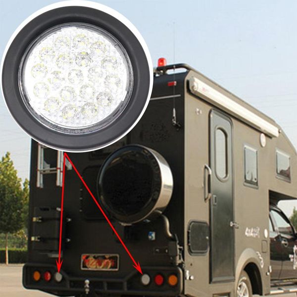 

dragonpad 10-30v led car truck trailer tail light reversing light car lighting supplies (white light