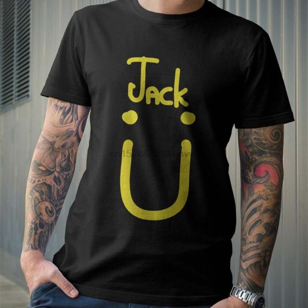 

jack u tshirt dj skrillex music tee diplo snake black t shirt, White;black