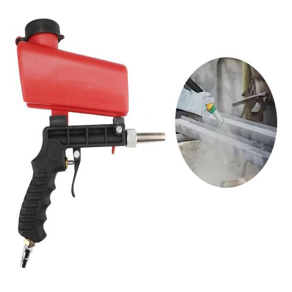 

portable gravity sandblasting gun pneumatic small sandblasting machine adjustable pneumatic set spray gun