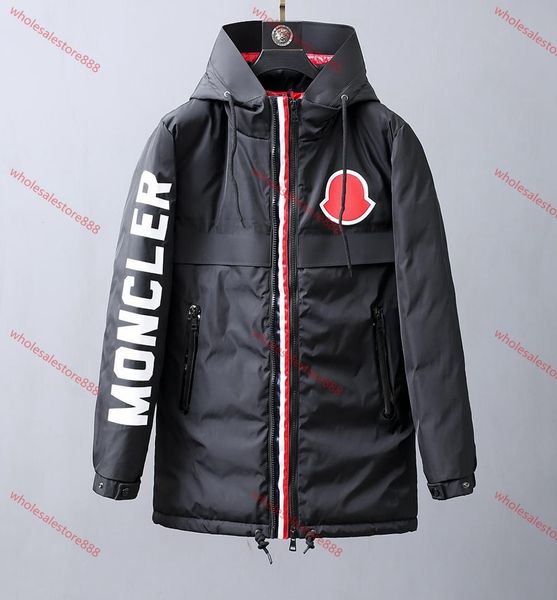 

xshfbcl 2020 mens designer jacket down coat brand winter warm windbreaker latters pattern delivery, Black;red