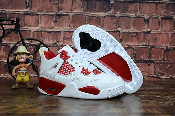 

stylish kids boys girls shoes sneakers 4 4s black blue white pink red colorful basketball shoes for kids boys girls