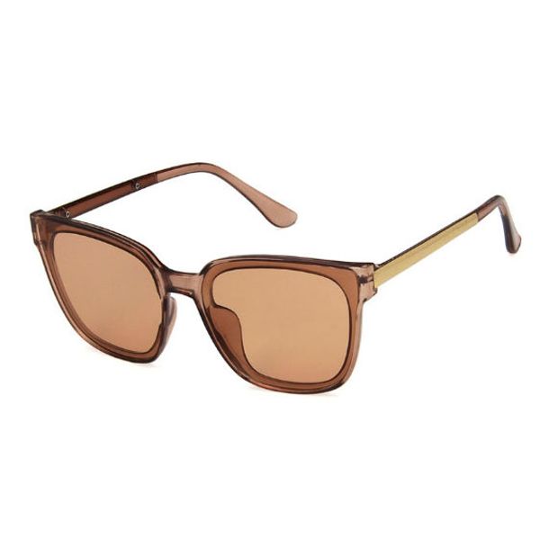 

2019 sunglasses women' men's brand designer metal frame unique hexagonal plane lens coating uv400 sunglasses goggles to send boxes, White;black