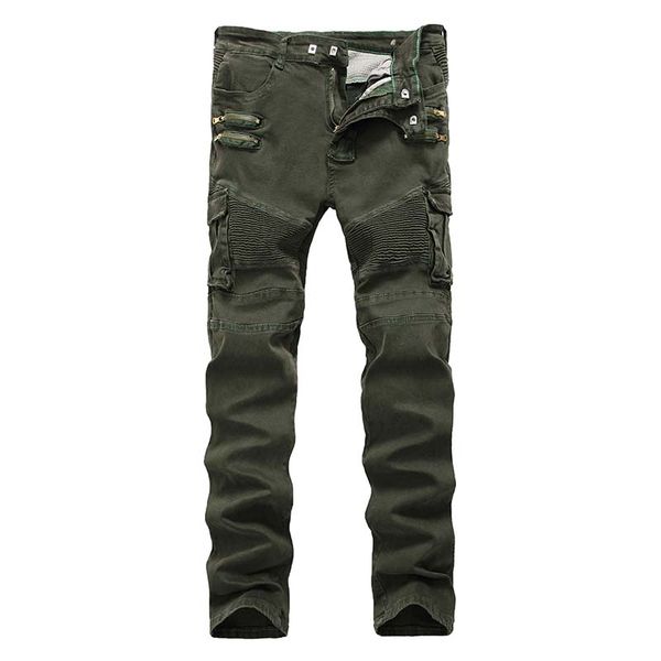 

2019 mens casual jeans vintage jeans denim knee holes hiphop pants washed ing, Blue