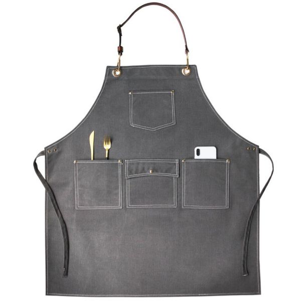 

работа фартук промывочной воды холст утолщенной ретро кухня услуга catering фартук