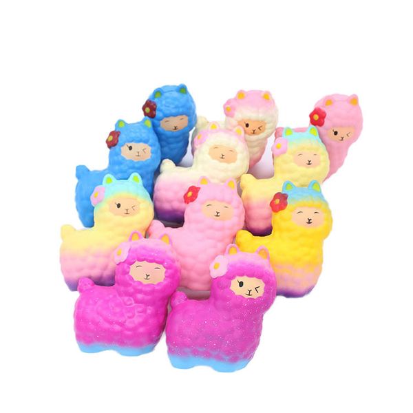 

alpaca squishies toys slow rising mini squishy stress relief toys super soft squeeze cute scented fragrant for kids&adults