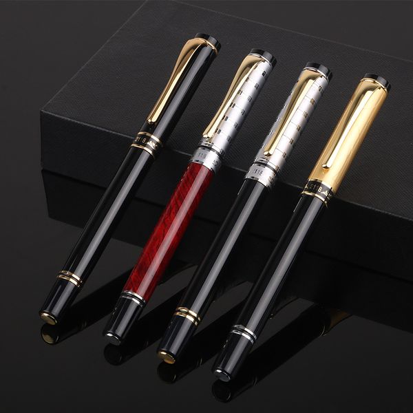 

metallic polychromatic student calligraphy practice ink pen with gold nib