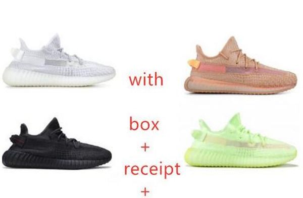 

new arrival clay v2 mens running shoes true form static designers shoes white zebre bred hyperspace butter trainers women sneakers eu36-46