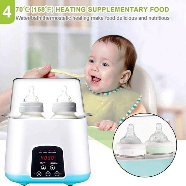 

upgraded 6 in 1 remote control automatic intelligent thermostat baby bottle warmers disinfection fast warm milk & sterilizers a2