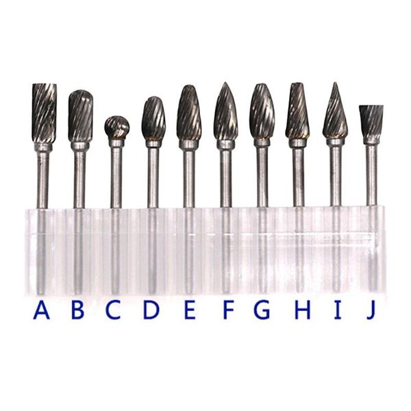 

rotary grinder burr bits tungsten carbide burr radius end single/double cut rotary file tsh shop
