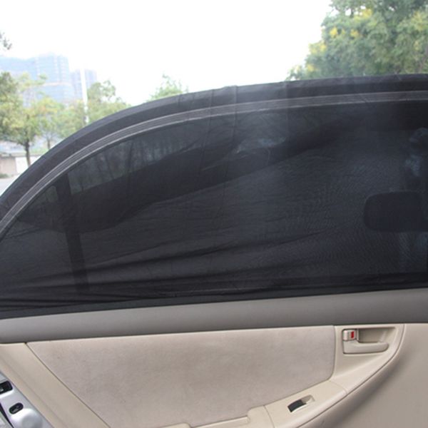 

adjustable auto car side window sun shade black portable mesh solar protection covers visor shield sunshade uv protection size l