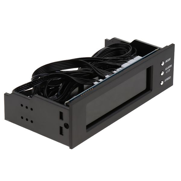 

5.25 inch 3 fans speed controller for pc computer cooling fan w/ lcd display - 1pack