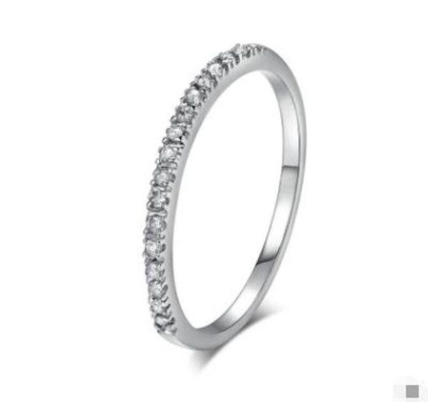 

simple thin cubic zirconia rings for women accessories, Golden;silver