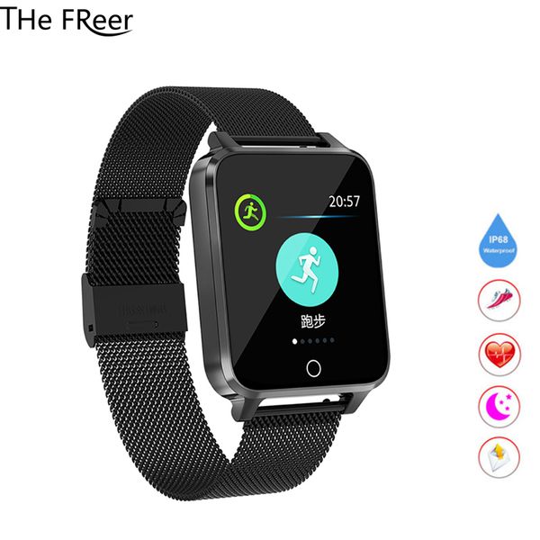 

x9 smartwatch color screen ip68 waterproof smart watch with led light heart rate monitor smart bracelet men women watches, Blue