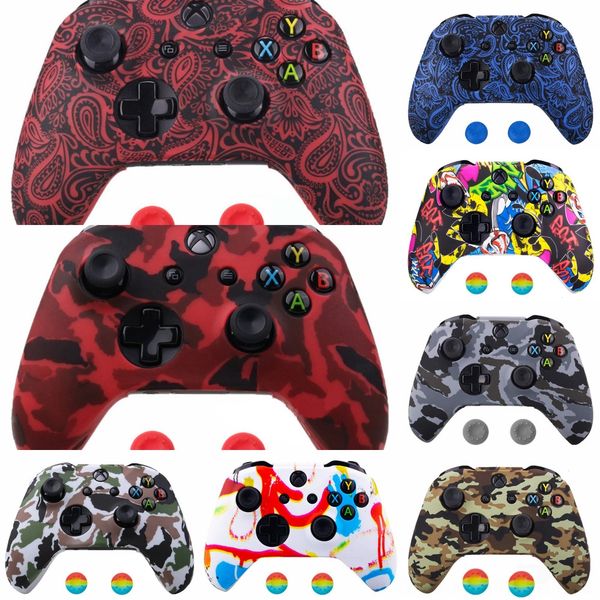 

lsqxi surreal lava patterned faceplate front replacement shell xbox housing part for case one x & one s controller (model 1708