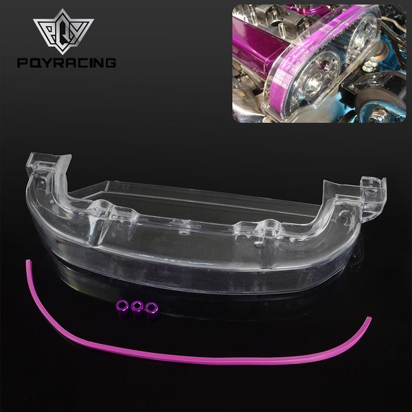 PQY - Clean Nockenscheibenabdeckung für Mitsubishi Lancer Single Nockenscheibenabdeckung 4G63 CLEAR PULLEY COVER / CAM COVER / Zahnriemen PQY-CTB01-MB