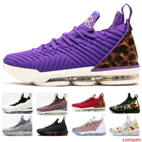 

2019 new mens foam basketball shoes xvi ep 16 multicolor 1thru 5 oreo fresh bred tretball shoes 16s wolf grey james 15 sports