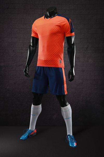 

discount men training football sets with shorts uniforms reversible football jerseys for that home and away look kits sports c12-13, Blue;black