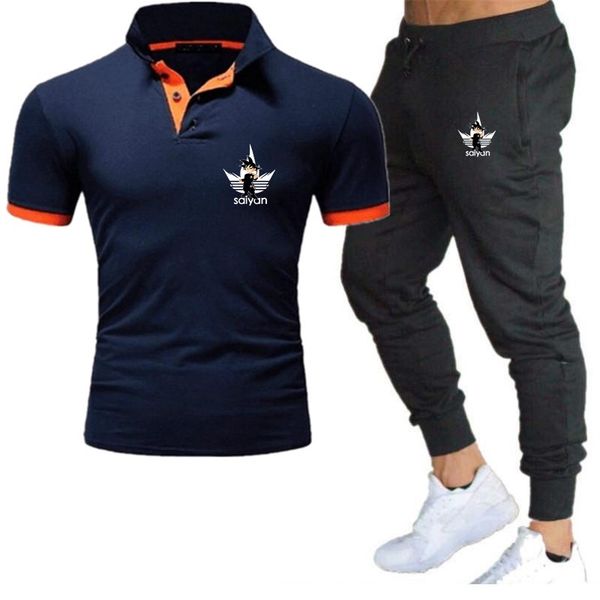 

рубашка костюм мужская летняя рубашка с короткими рукавами + брюки весна повседневная тонкий мужской, Gray