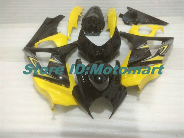 Kit carenatura moto per SUZUKI GSXR1000 K7 07 08 GSXR 1000 2007 2008 ABS giallo nero Carene set + regali SBC61