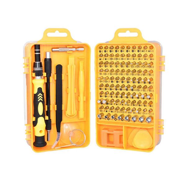 

110-in-1 multi-function precision screwdriver set mobile phone digital disassemble tool hardware screwdriver /mini repair tool k