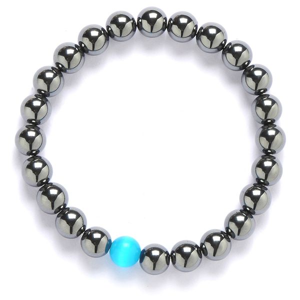 

opal bead bracelet for men women black 8 mm natural stone healing reiki prayer beads yoga strand bracelet bangles