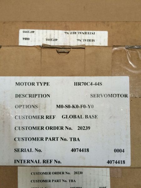 

hr70c4-44s new and original servo motor