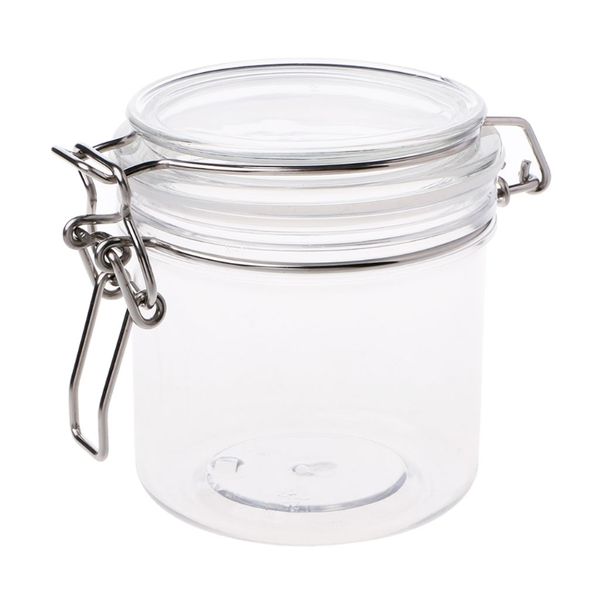 

petp storage milk box clamp lid air tight sealed locking jar kitchen