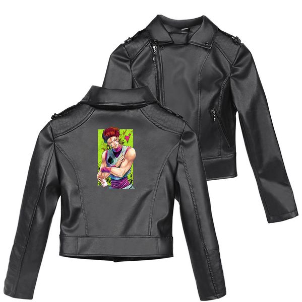 

2019 hisoka leather clothing, Black;green