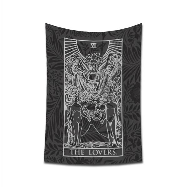 

tarot card tapestry wall hanging astrology divination bedspread mat 150 *130cm