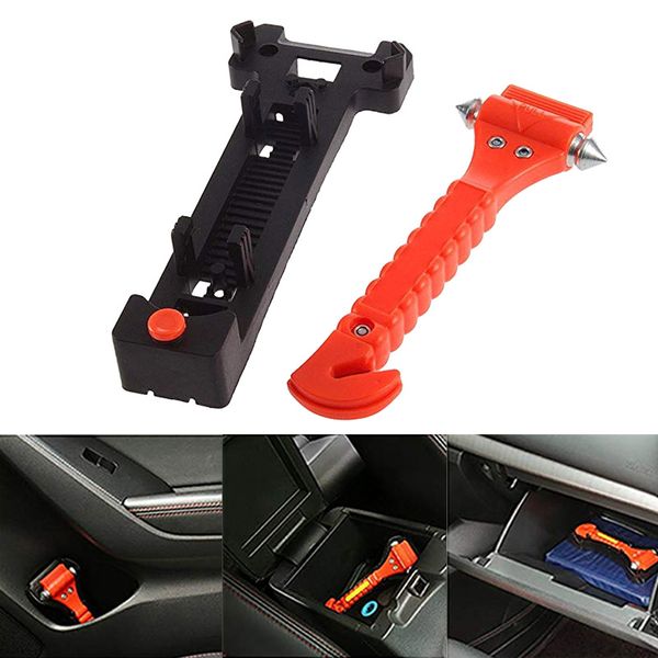 

car safety escape glass window breaker emergency hammer seat belt cutter car accessories qjs shop
