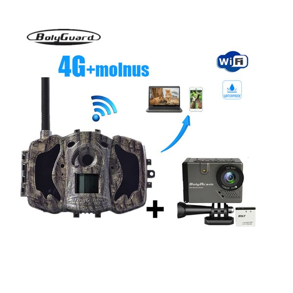 

Bolyguard hunting camera 4g trail game camere night vi ion mm gpr black ir 30mp 1080p photo trap fotolovu ka thermal imager