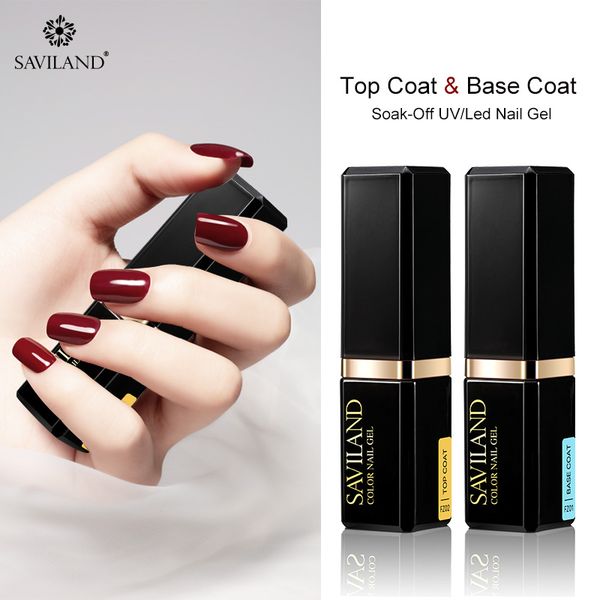 

saviland 15m selling product in 2019 base and coat gel nail polish uv led soak off long lasting gel varnish nails art, Red;pink