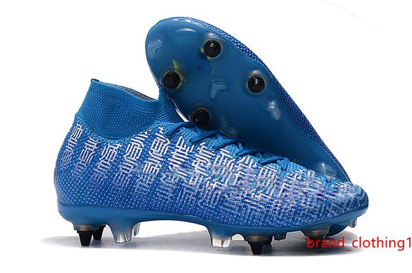

2019 mens superfly 7 elite se fg soccer cleats cr7 neymar football boots bottom steel nail mercurial vapors 13 elite fgus6.5-11