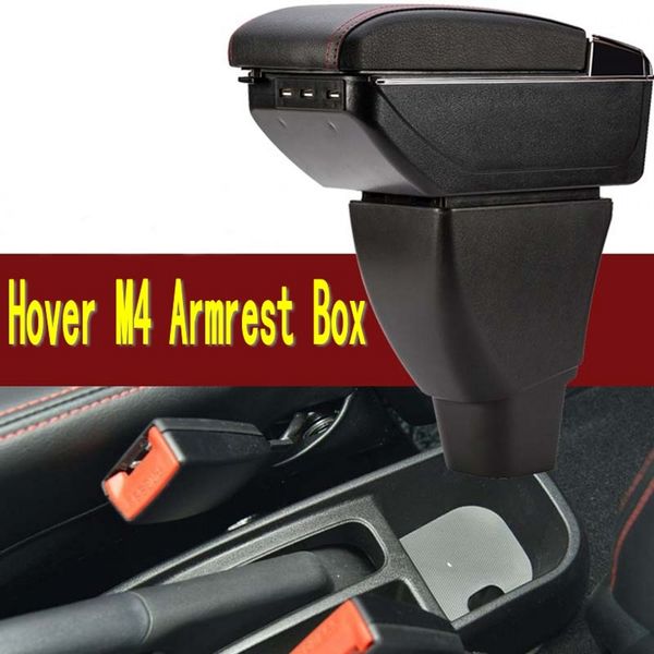 

for great wall haval m4 armrest box central store content box with cup holder ashtray usb haval m4 armrests