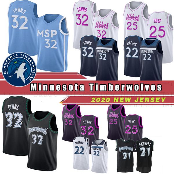 

men minnesota nba timberwolves shorts karl-anthony 32 towns andrew 22 wiggins city kevin 21 garnett edition basketball jerseys, Black;red