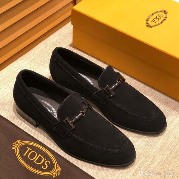 

20ss luxury men's dress shoes pointed toe gentlemen leather shoes trendy business style slip on men leather shoes us 11 madaod, Black