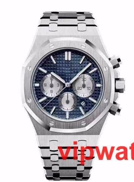 

luxury mens watches rose gold quartz chronograph designer wristwatches orologio di lusso royal oaks watch montre, Slivery;brown