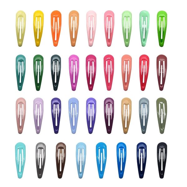 

fashion all match simple colorful candy color bb hairpins make up hair clips accessories for women girls, Black;brown