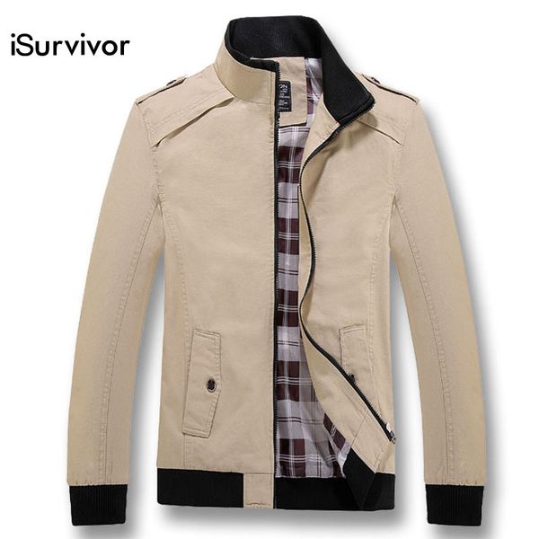 

isurvivor men jacket men solid color jackets and coats jaqueta masculina cardigans male jacket casual fashion slim fit jackets, Black;brown