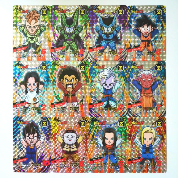 

55pcs / набор супер dragon ball z sec / ur heroes battle card ультра instinct гоку вегета game collection cards бесплатная доставка