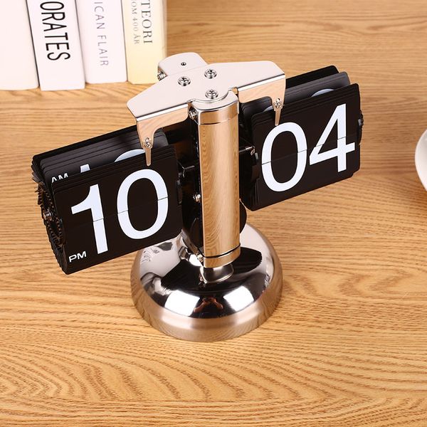 

vintage retro auto flip digital modern desk stand clock home shop diy decor