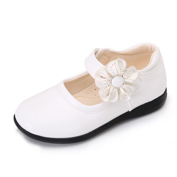 

shoes girls children kids flats casual shoes leather 056, Black