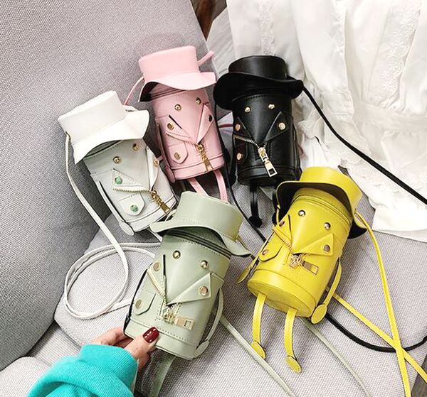 

selling fashion brand recommended girl straw hat cartoon bucket bag children cute shoulder messenger bag mobile change pocket mini bag