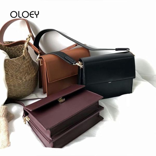 

chic women messenger bags 2020 new korean small flap bags handbags purses solid color shoulder crossbody bag bolso mujer