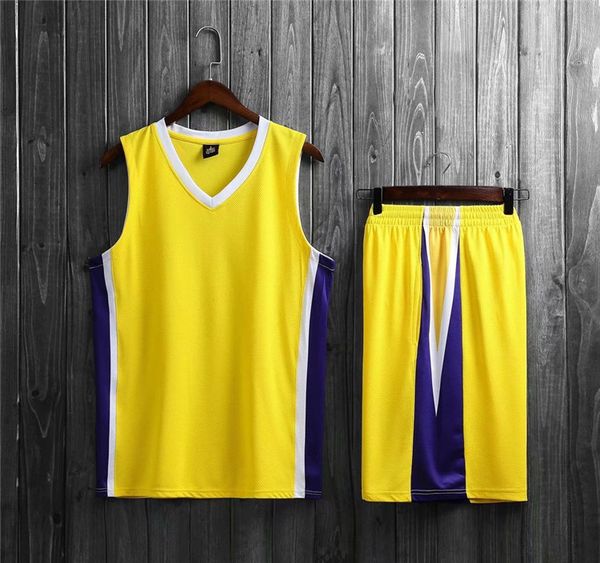 

discount men training basketball sets with shorts uniforms reversible basketball jerseys for that home and away look kits sports h36-6, Blue;black