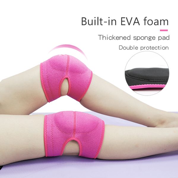 

sponge knee protector volleyball tenis skate dance knee pad thickness eva crash cushion supports gym training sports safety, Black;gray