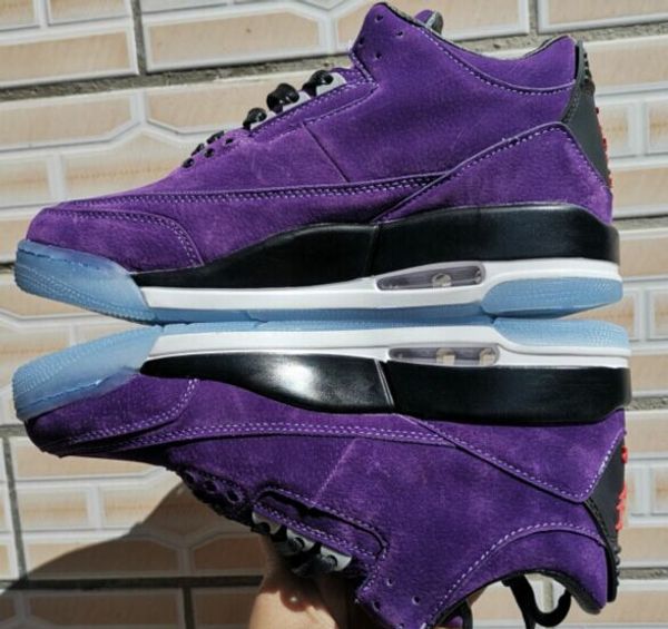 

2019 good quality all star men 3s 3 iii black purple basketball shoes 3 3 og sports shoes athletic trainers sneakers size eur 40-46