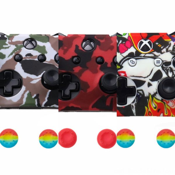 

jsxeu custom touch party patterned soft scare upper front shell housing case kit one xbox for elite controller model 1698