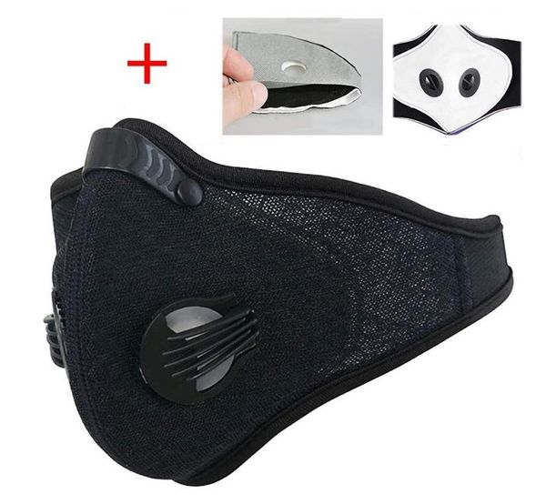 

dhl ship face dustproof anti pm2.5 outdoor protective mask suitable for n03 qav2ni, Black