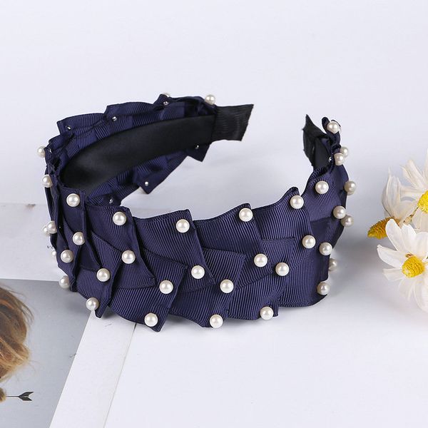 

79g weight broadside gorgeous pearl hair bands hair style with headbands sale fancy hair bands for babies ostfv, Black;brown